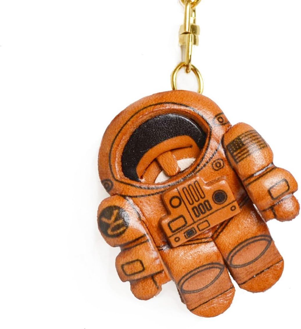 Astronaut Leather Sports (L) Keychain VANCA Craft- Made in Japan #56892