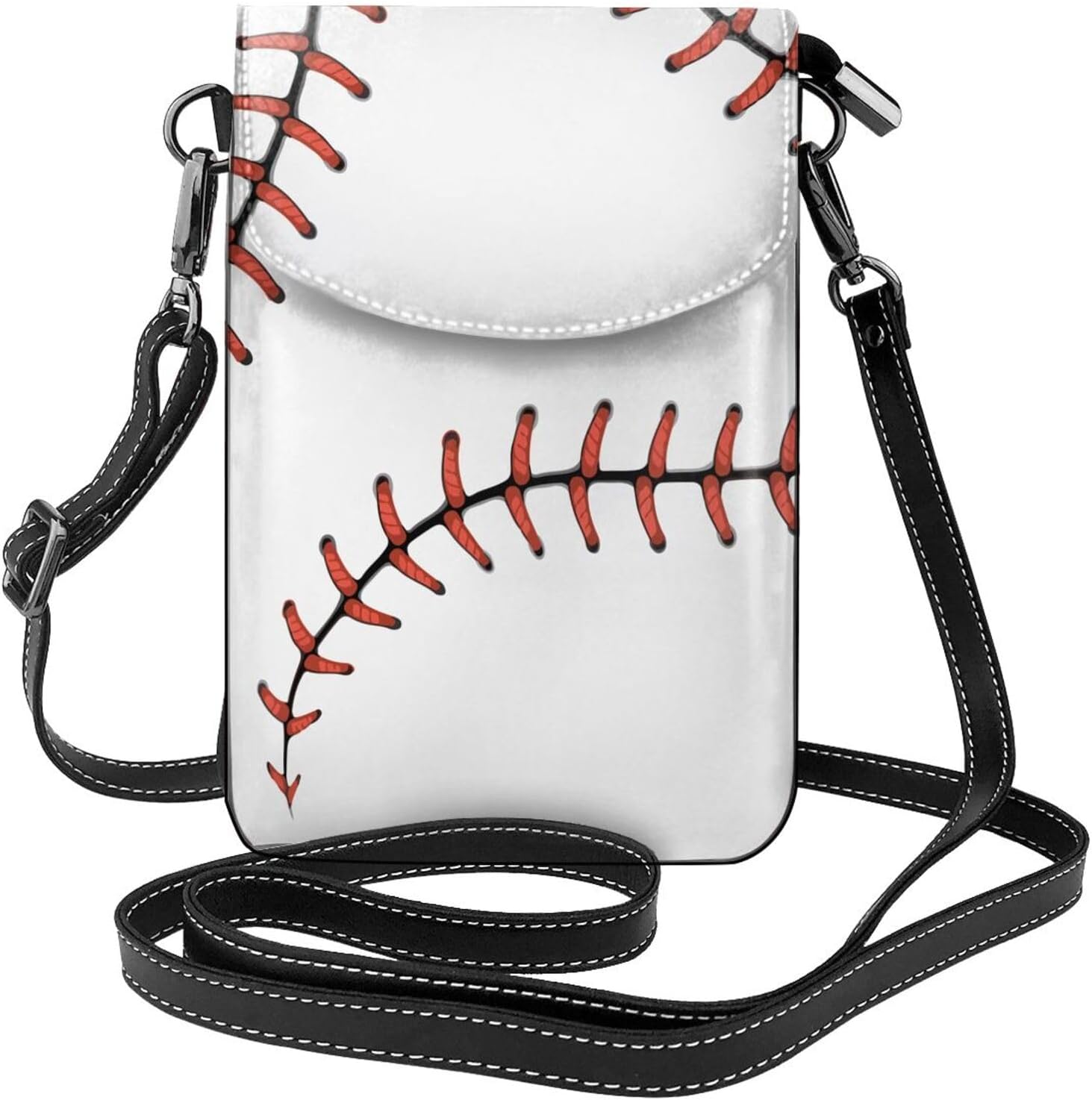 Starfish Beach Seashells Small Crossbody Bags for Women Travel Cell Phone Pouch PU Leather Shoulder Cross Body Bag