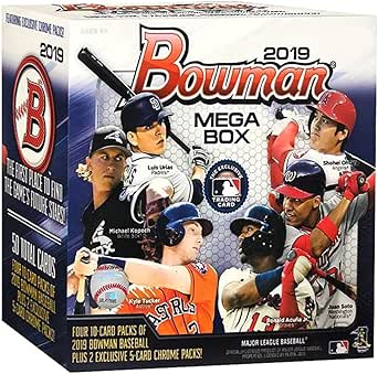 MLB 2019 Bowman Baseball Trading Card MEGA Box [4 Packs