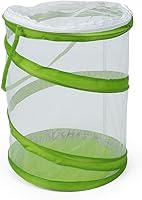 Vista 6 de RESTCLOUD Jaula de hábitat para insectos y mariposas, terrario de malla transparente, transparente más fácil, 9 x 11 pulgadas de alto