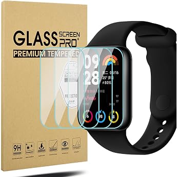 Diruite Pack of 4 Screen Protectors for Xiaomi Smart Band 8 Pro