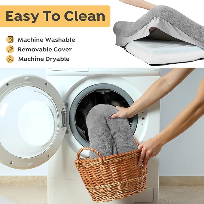 Cama Sofá para Perro Grande con Espuma Viscoelástica y Funda miniatura 8