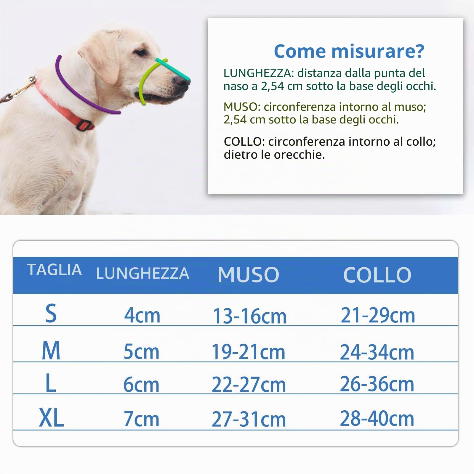 Museruola per Cani con Maglia Arrotondata, Museruola Traspirante per Cani Piccoli Medi Grandi, Impedisce di Masticare, Rosicchiare e Mordere(L, Nero)