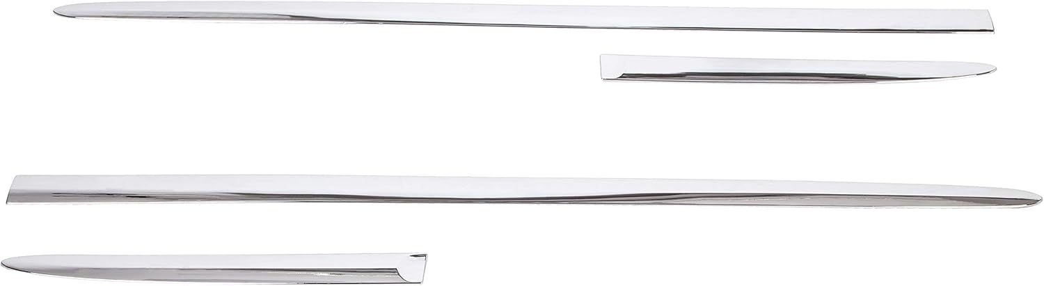 ECOTRIC Side Door Molding Trim Garnish Skirt Compatible with 2015-2020 Chevy Chevrolet Impala