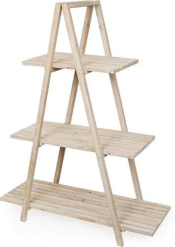 Miniatura 9 de Alpine Corporation MBB104 - Soporte de carro de madera alpina con pizarra, 31 pulgadas de largo x 22 pulgadas de ancho x 34 pulgadas de alto, blanco