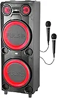 Caixa Torre Pulse SP517 Double 10" Bluetooth 2500W- 2 Mic
