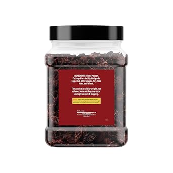 Unpretentious Dried Ghost Peppers, 3 oz, Extremely Hot Bhut Jolokia Chile Peppers