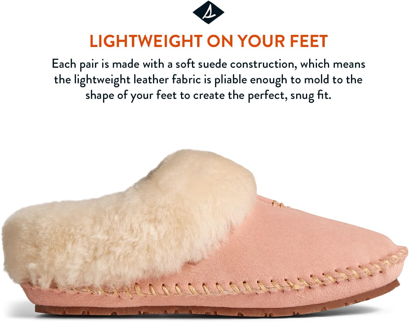 Sperry Women's Fur Trim Clog Slipper