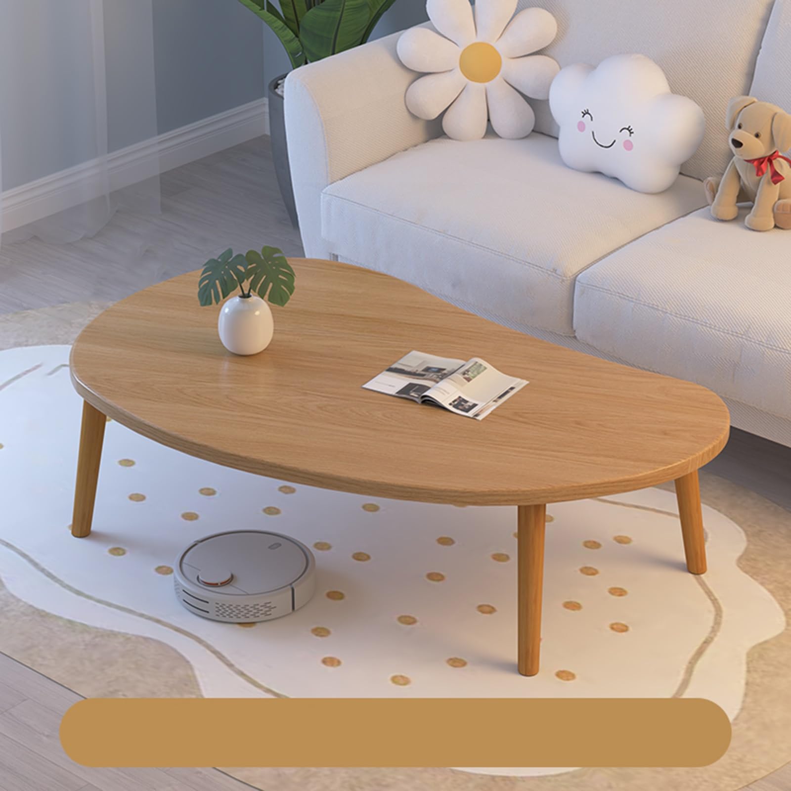 Table de cocktail rustique blanche petite table basse moderne