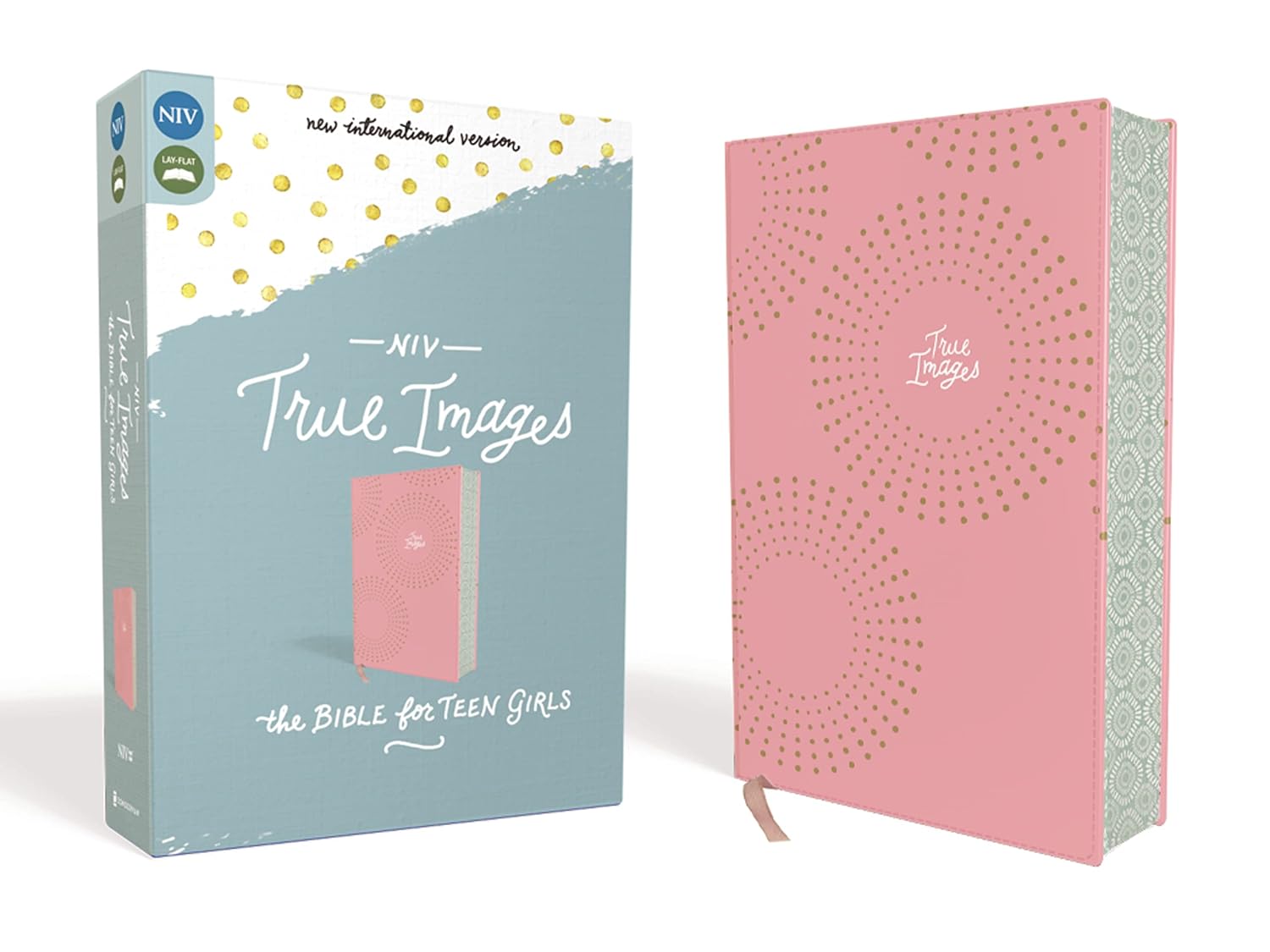 NIV True Images Bible, Leathersoft (Pink) for Teen Girls