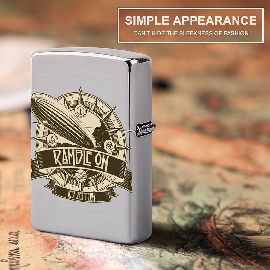 Amazon.co.jp: ジッポライターカバー レッド・ツェッペリン
