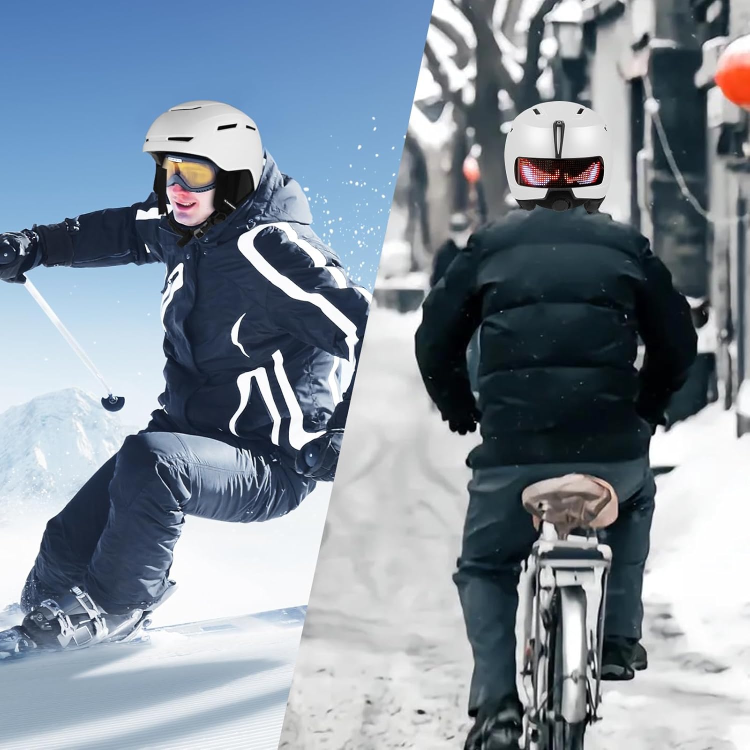 Ski Helmet - PC Shell + EPS Cushioning Layer(MIPS System) -Snowboard Helmet for Men, Women & Youth - Helmets for All Snow Sports