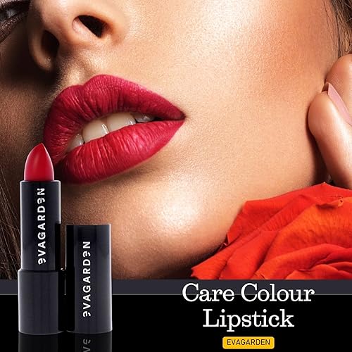 Miniatura 9 de EVAGARDEN Care Colour - Adorna tus labios con tonos puros y brillantes, nutre con aceite de jojoba, almendra dulce y aguacate, protege la piel con