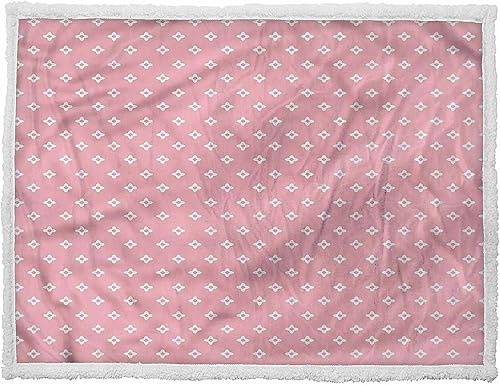 Miniatura 2 de Manta Sherpa tamaño manta de forro polar rosa, gris, 300GSM, manta de cama de microfibra suave y mullida
