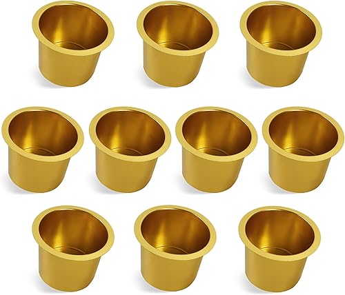 Miniatura 8 de GSE Games & Sports Expert Portavasos de aluminio jumbo, portavasos para mesas de póquer de casino, escritorios de trabajo, barcos, casas rodantes,