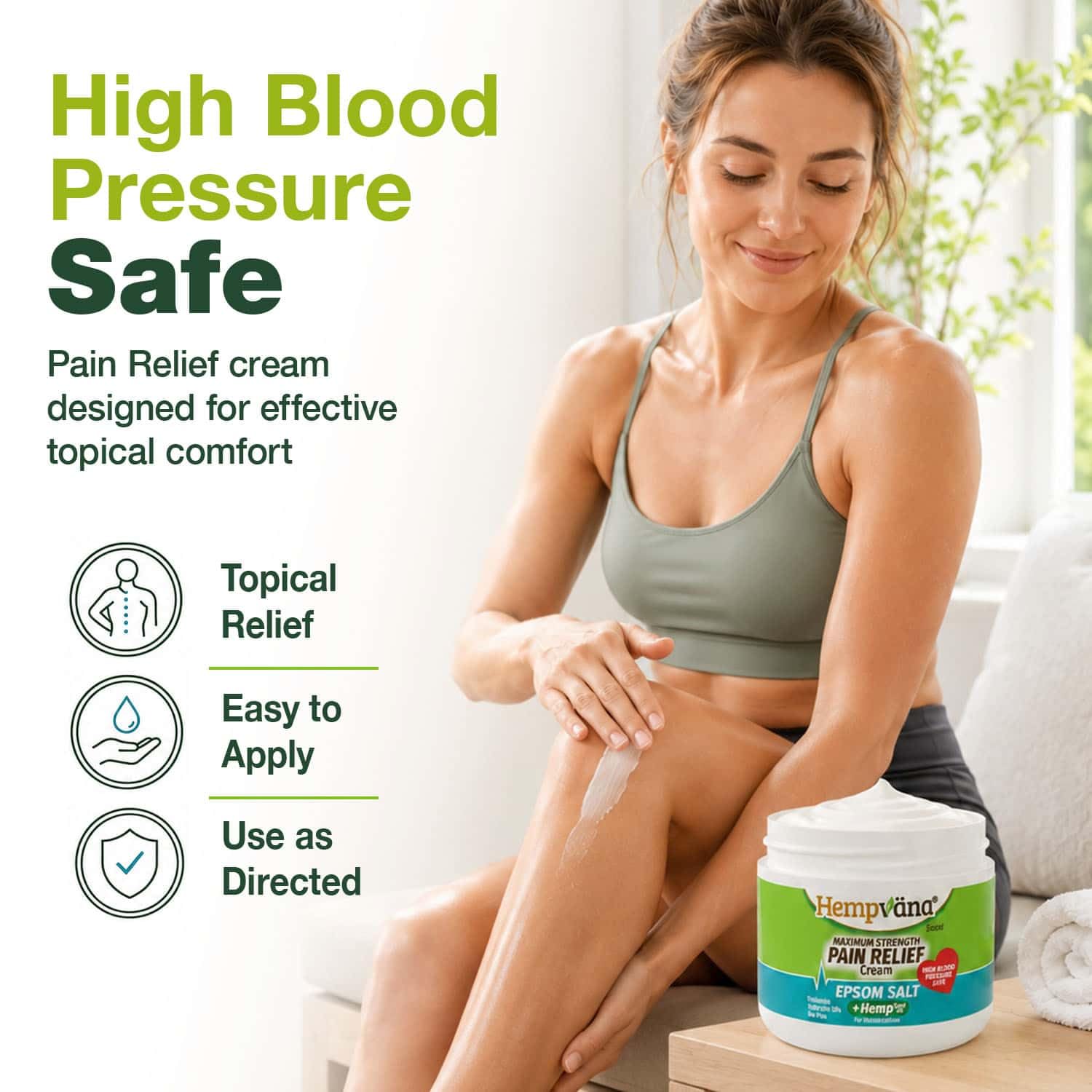 Hempvana Epsom Salt Maximum Strength Pain Relief Cream w/ Hemp Seed Oil — Amazon image 7