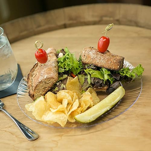 Miniatura 10 de Party Essentials plato rectangular de plástico duro para bocadillos