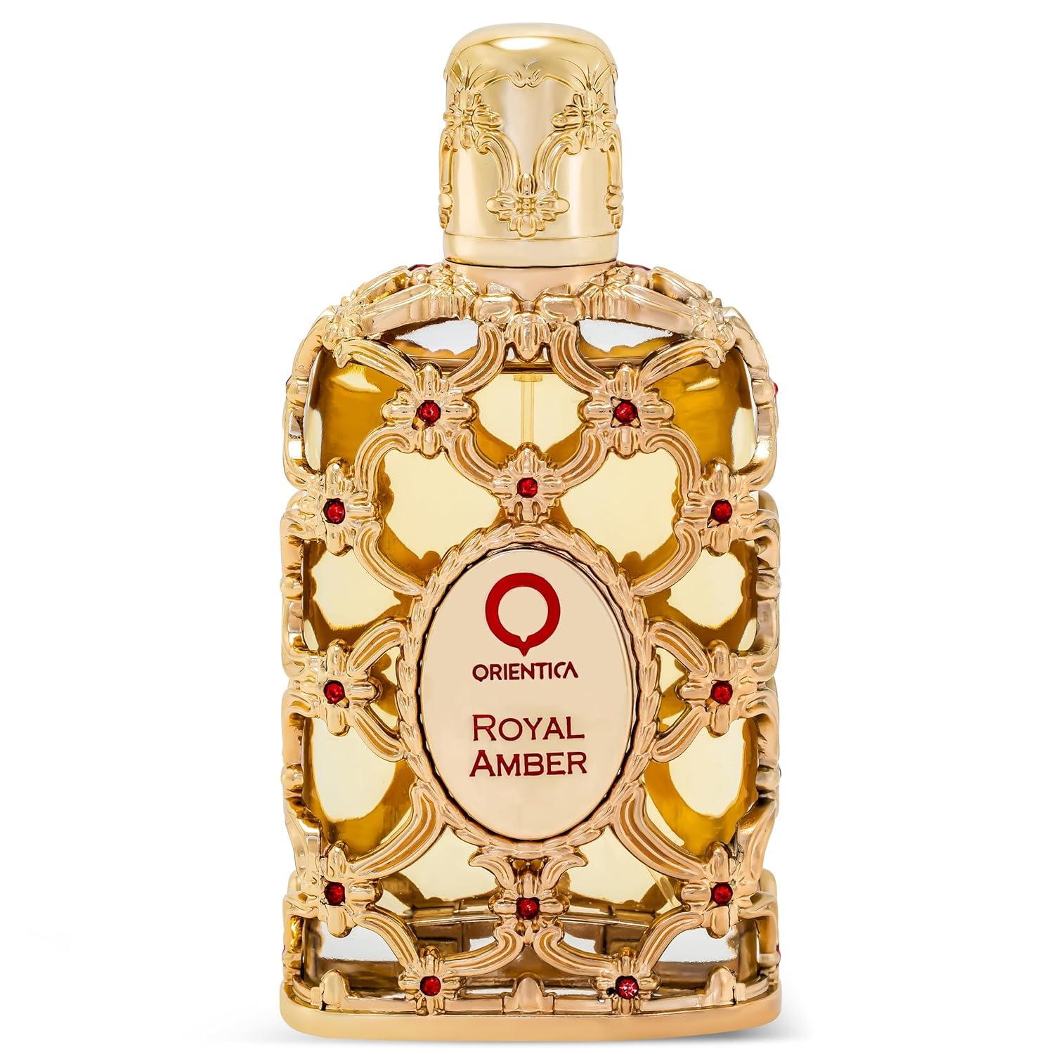 Orientica Luxury Royal Amber Eau De Parfum 80ml – Notes of Vanilla, Bergamot, Pineapple, Melon - Amber Oud, Gourmand, Fruity, Vanilla Perfume for Women & Men - Amber Woody Arabic Womens Perfume
