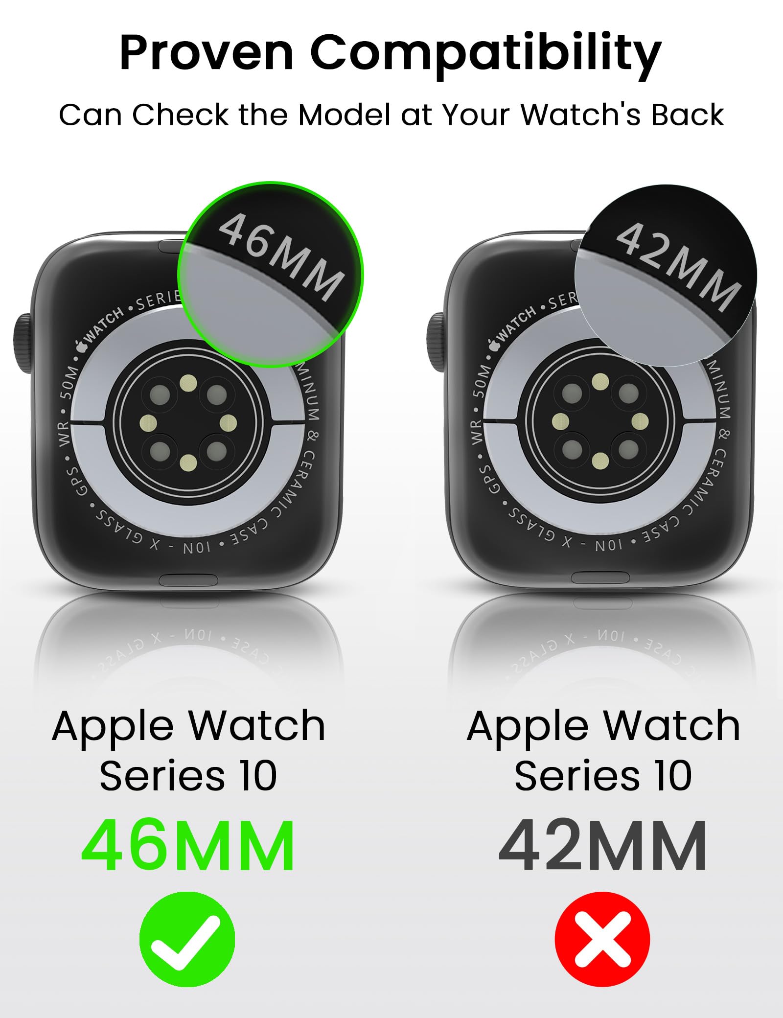 Sinoacc Osłona ekranu do Apple Watch Series 10 46 mm (6 sztuk) samoregenerująca się elastyczna folia TPU do iWatch 10 46 mm, odporna na pęcherzyki powietrza, HD, ultracienka, łatwa instalacja