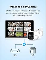 Vista 7 de Cámara de seguridad Tapo 2K QHD para exteriores con cable, sensor Starlight para visión nocturna en color, detección AI gratuita, sirena