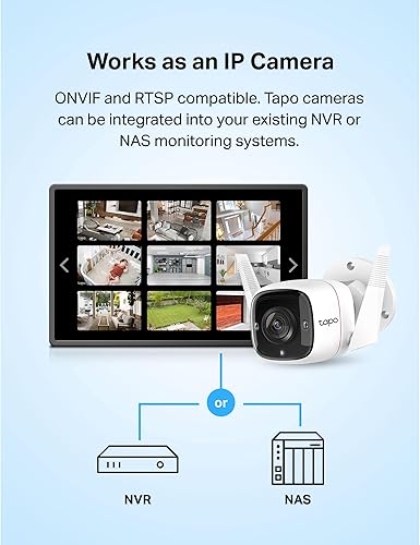 Miniatura 7 de TP-Link Tapo - Cámara de seguridad QHD 2K de 4 MP para exteriores con cable IP66 resistente a la intemperie detección de movimientopersona funciona