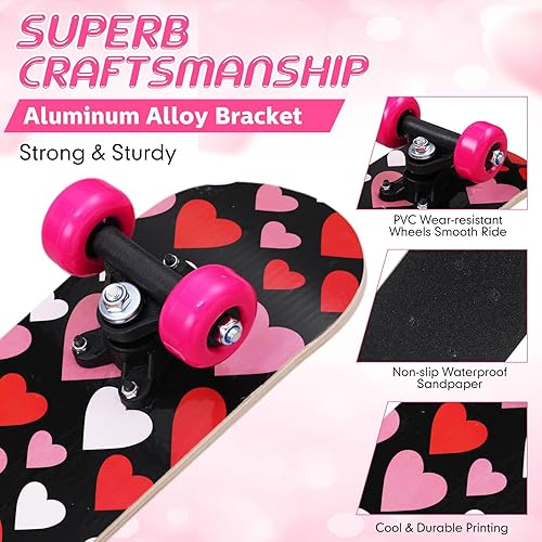 Vista 65 de Honoson Juego de 7 piezas de monopatín para niños pequeños, rodilleras, coderas, muñequeras