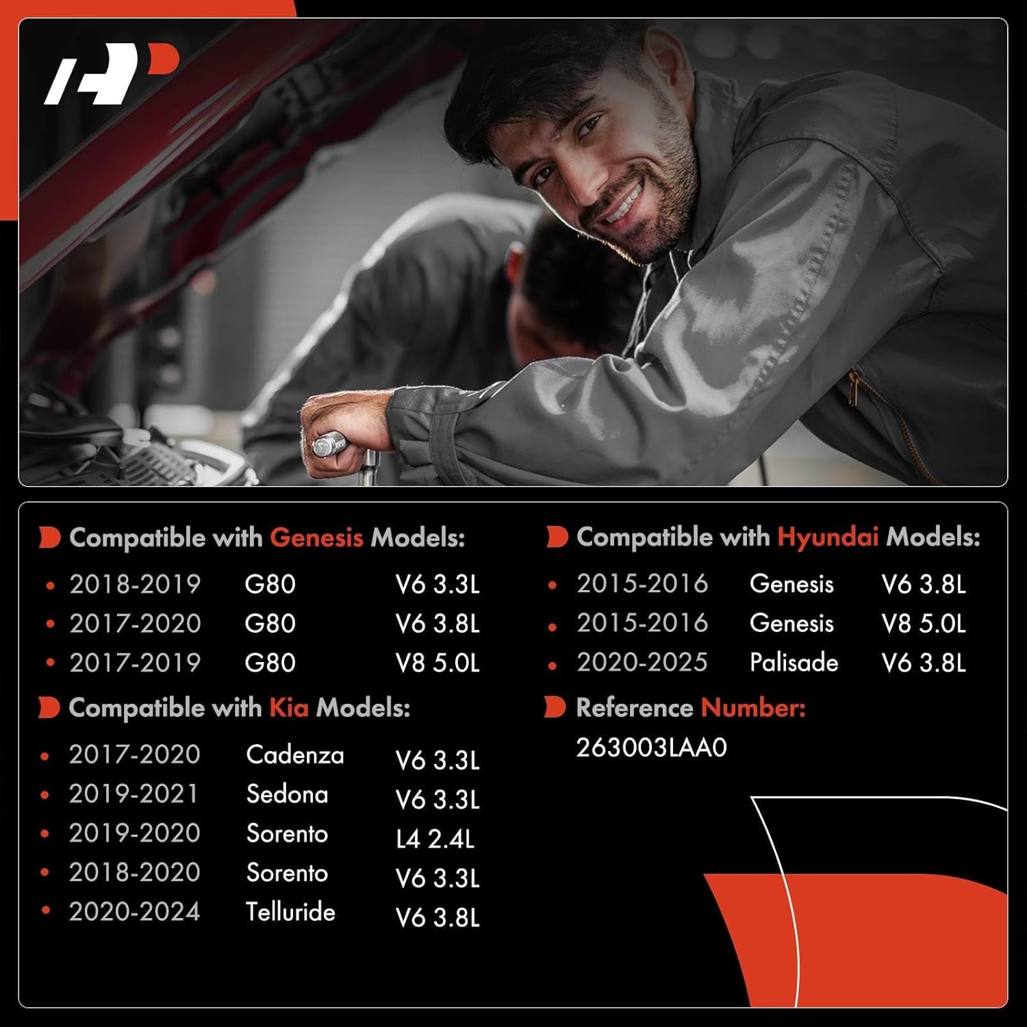 A-Premium 26300-3LAA0 Upgrade Aluminum Engine Oil Filter Complete Assembly Kit Fit for Hyundai Genesis 2015-2016 & Kia Sorento 2018-2020, Sedona 2019-2021, Cadenza 2017-2020, Telluride & Genesis G80