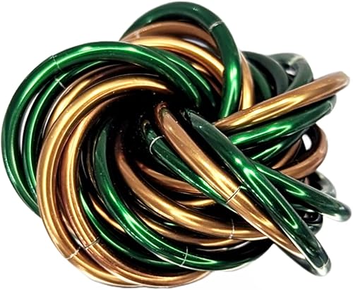 Miniatura 8 de Möbii Fidget Ball (MultiColor): Quiet Mobius ADHD Anxiety Stim Stress Relief Toy Tool for Home Travel Office or Desk (Small, Full, Pink Blue Silver)