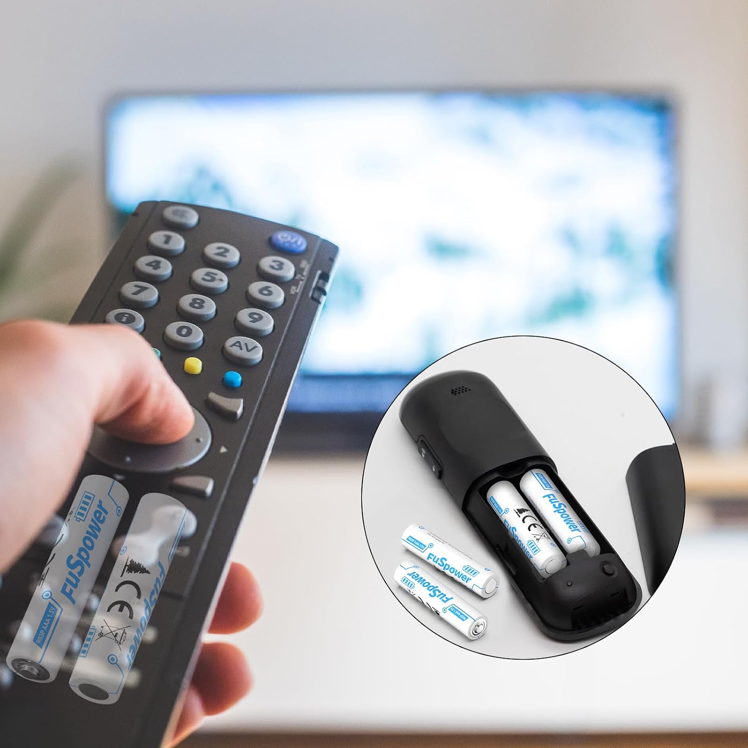 AAA Batteries Long Lasting: 1.5V Triple A Batteries 60 Pack - Heavy Duty Carbon Zinc Power for Remote Control LED Clocks Mice Keyboard - Low Self Discharge for Long Storage