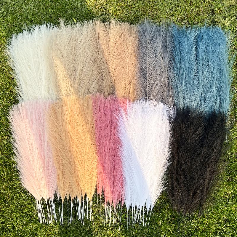 Ramo Artificial de Pasto Pampas Grande 15pcs miniatura 2