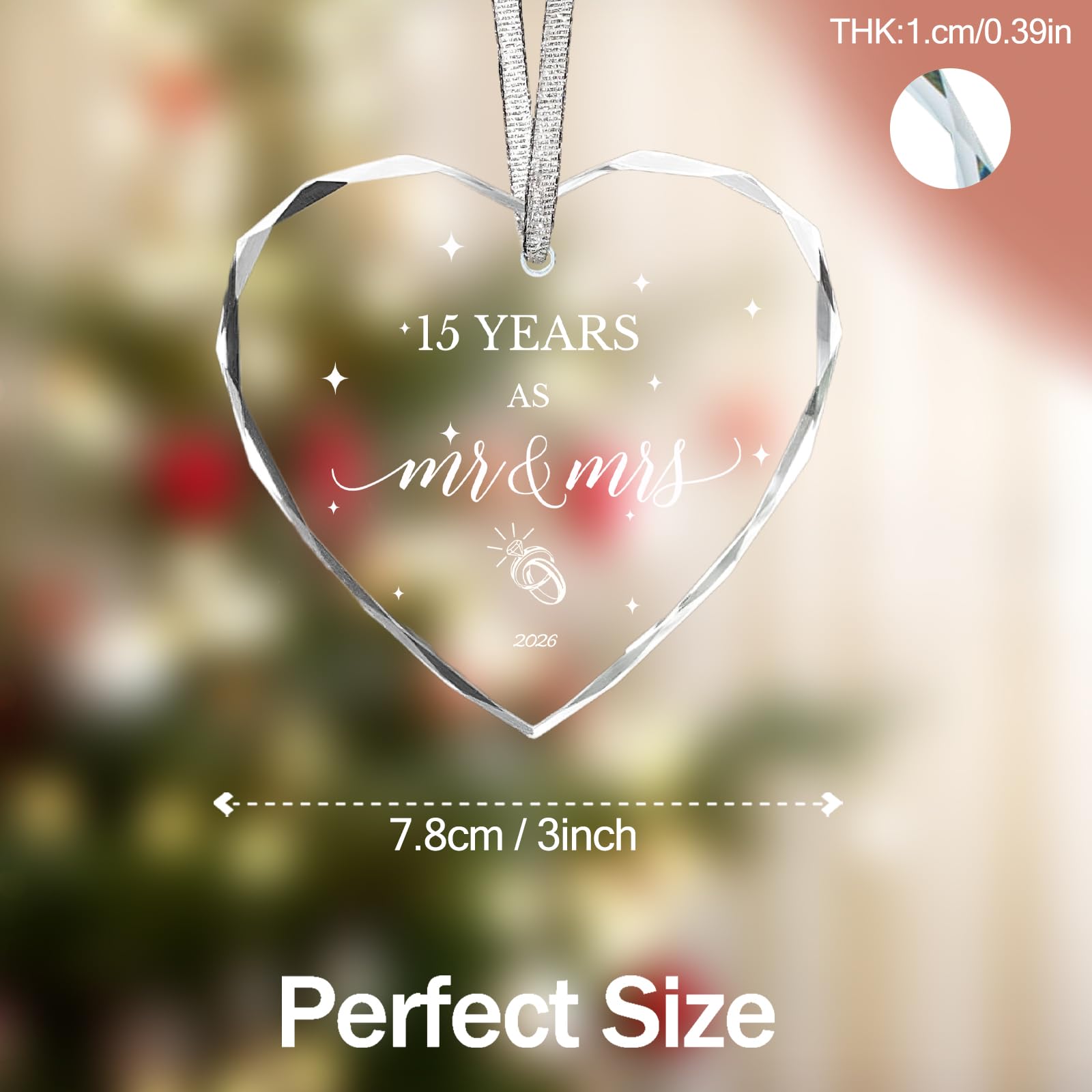 Amazon.com: 15 Year Anniversary Crystal Gifts for 15 Year