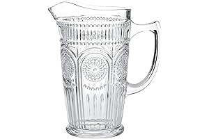Kingrol Vintage Glass Pitcher: The Perfect Complement to Your Dining Table