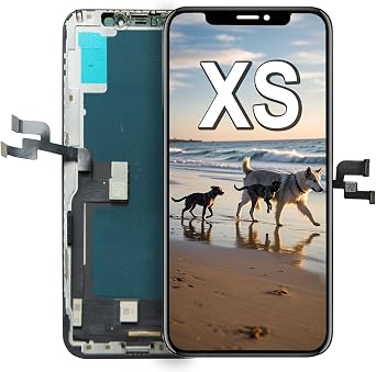 for iPhone Xs Screen Replacement 5.8 inch,LCD Display Touch Screen Digitizer Assembly with Waterproof Sticker,Compatible with Model A1920, A2097, A2098, A2099, A2100No Tools