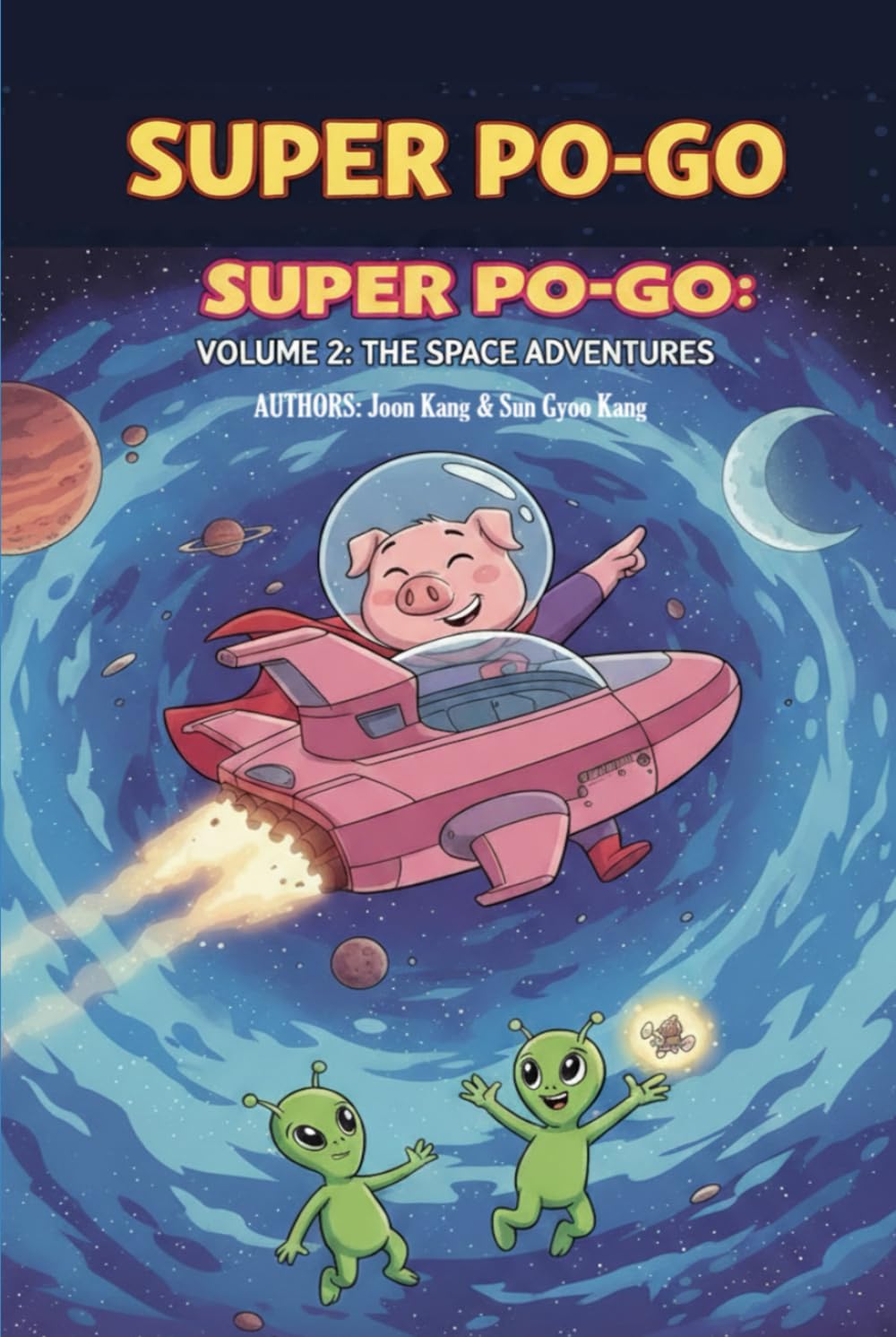 Super Po-Go in Space 2: Our second Super pig hero in space adventure