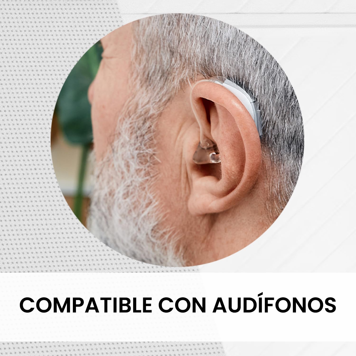 SPC Comfort Volume Pro – Teléfono Fijo para Mayores Teclas Grandes, Timbre Muy Alto y Pantalla iluminada | Volumen Llamada amplificable +20dB | Memorias directas, SOS y Compatible audífonos – Negro