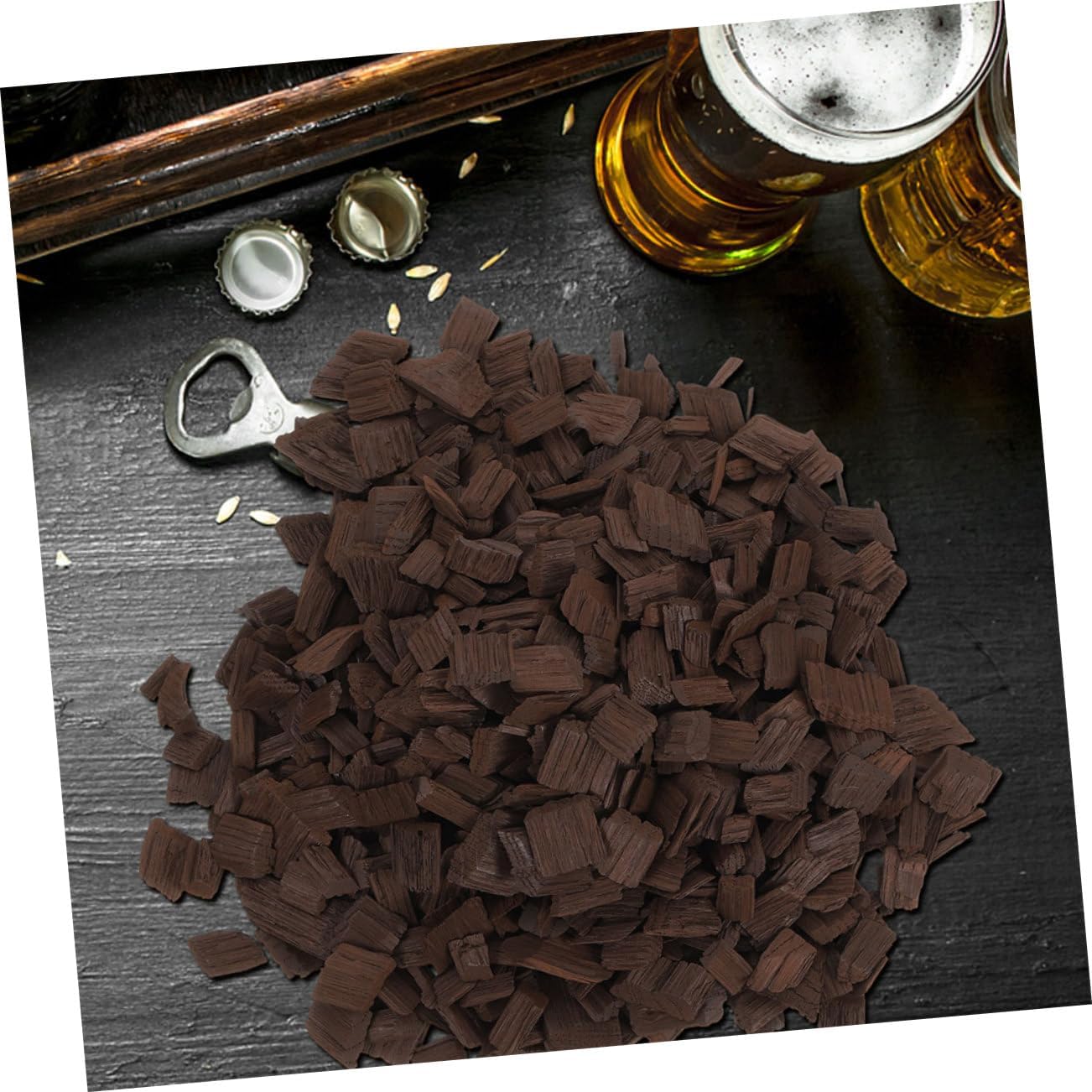 1pack French Oak Chips Heavy for Wine Enhancement for Home Brewing and Wine Making Supplies