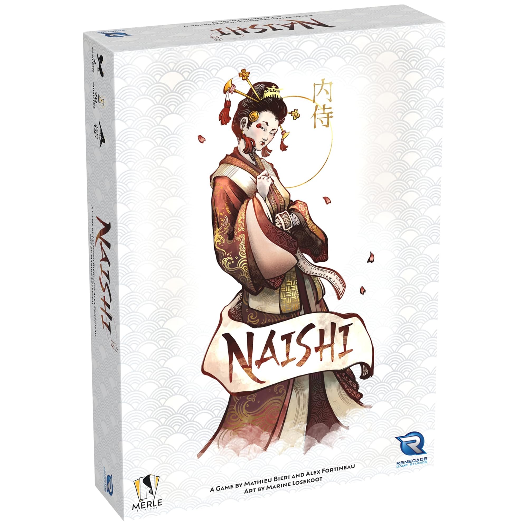 Renegade Game Studios | Naishi | Board Game | Ages 14+ | 2 Players | 20+ Minutes Playing Time