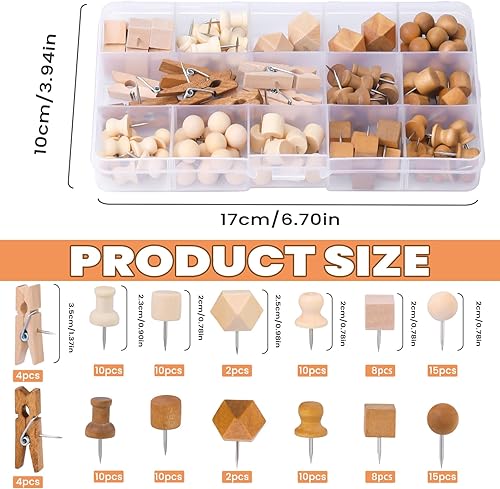 Miniatura 9 de 300 alfileres de empuje, 8 estilos de tachuelas para el pulgar con clips de pasador, ganchos rectos para tablero de corcho, fotos, documentos,