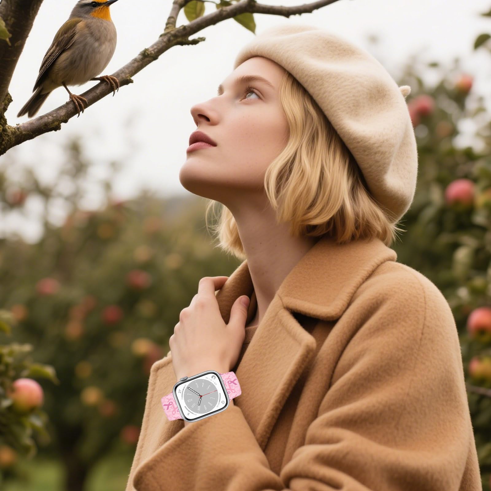 Bracelet de montre compatible avec les bracelets Apple Watch 38 mm, 40 mm, 41 mm, 42 mm, 44 mm, 45 mm, 46 mm, 49 mm, bracelet en silicone souple imperméable pour iWatch Series 10 9 Ultra 8 7 6 5 4 3 2