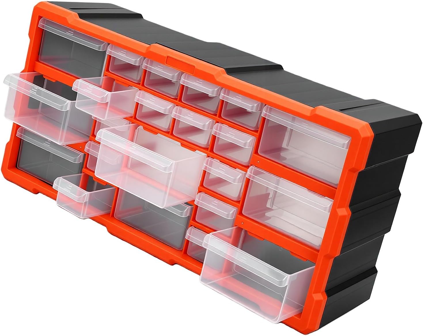 Hyuduo 22 Drawer Plastic Storage Cabinet, Small Parts Organizer