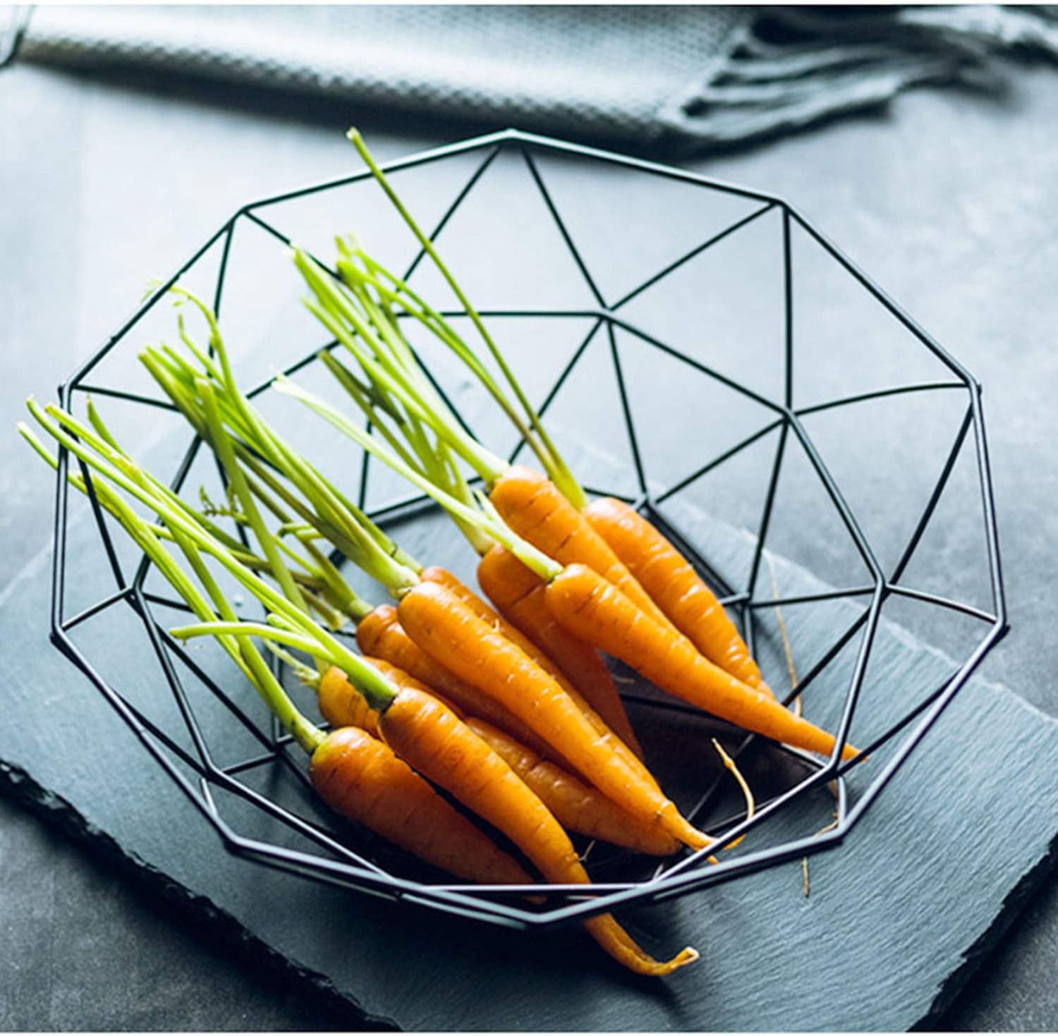 Exclusive Discount 70% Price Fruit Stand Vegetables Serving Bowls Basket Holder for Kitchen Counter,Table Centerpiece Decorative,Countertop,Home Decor,Metal Iron Wire,Modern Stylish Rack for Banana,Fresh Veggie,Orange,Buffet,Eggs
