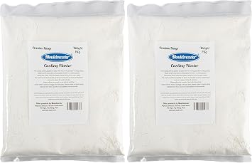 Mouldmaster Premium Casting Plaster 1KG Pack of 2