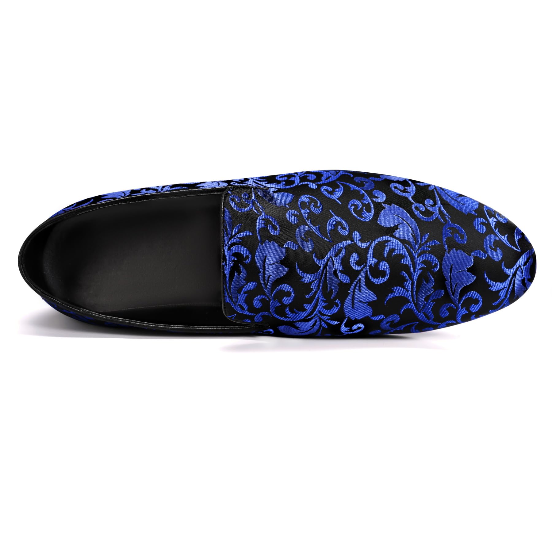YFFUSHI Herren Stickerei Loafer Leicht Flache Slipper Hochzeit Mokassins