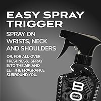 Vista 4 de BOD man Fragancia corporal en aerosol, negro, 8 onzas líquidas (paquete de 2)