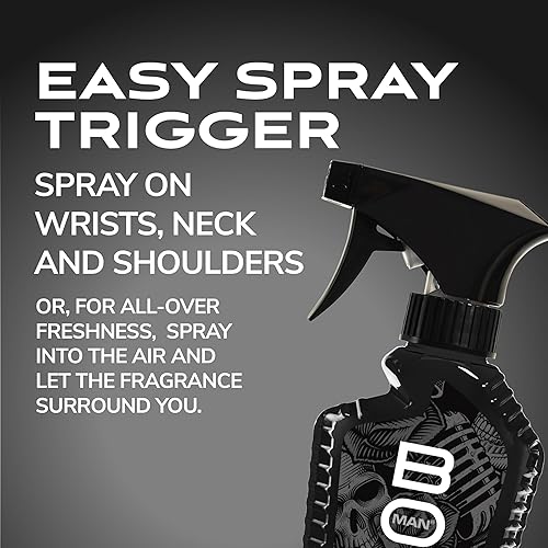 Miniatura 4 de BOD Man Fragancia en aerosol corporal, negro, 8 onzas líquidas (paquete de 2)