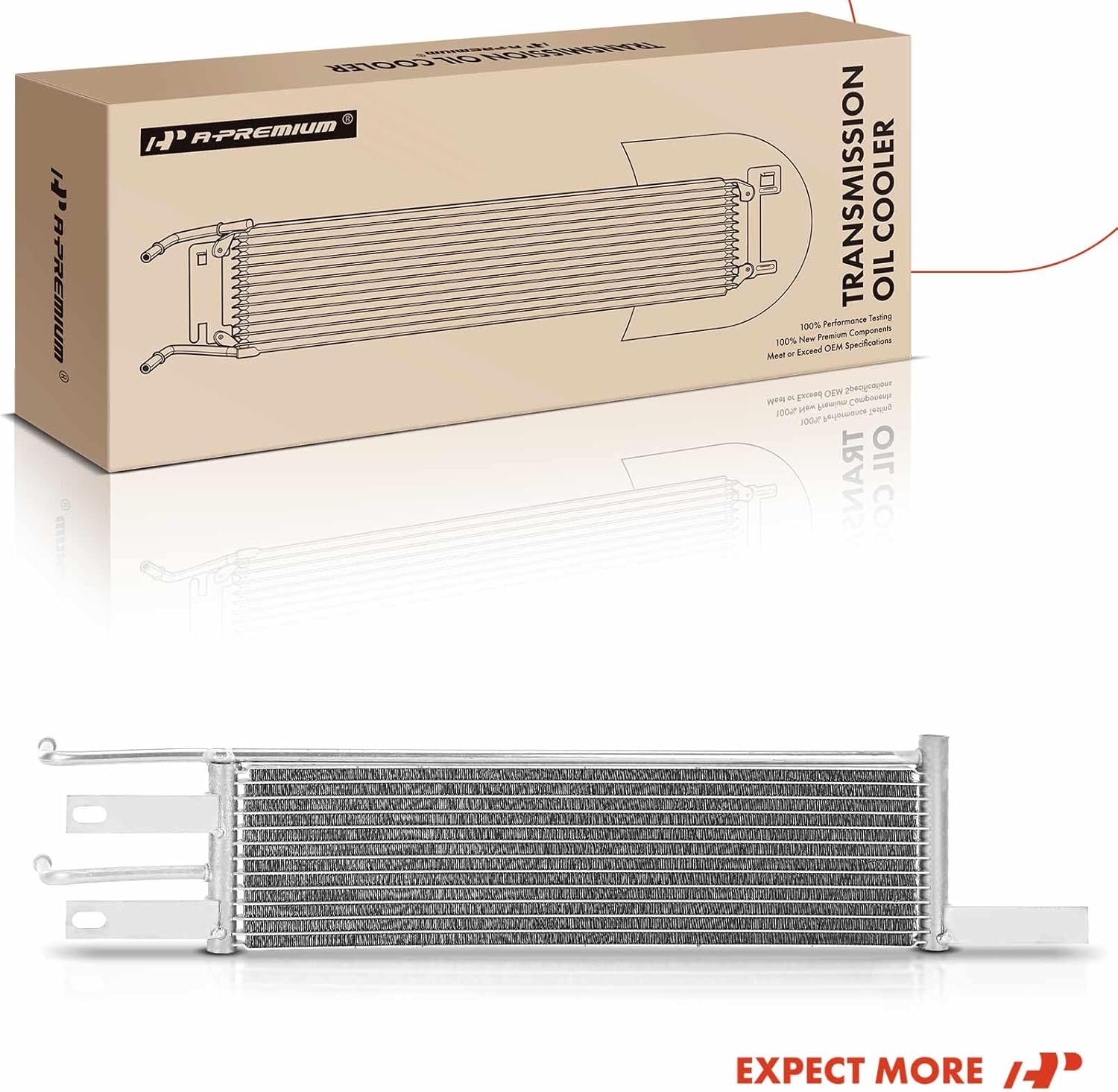 A-Premium Transmission Oil Cooler Compatible with Dodge Durango 2004-2009 & Chrysler Aspen 2007-2009, 3.7L 4.7L 5.7L
