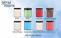 SpreadPassion Custom Photo Candle - Personalized 9oz Vanilla Scented Jar, DIY Text & Picture, Unique Birthday Christmas Gift