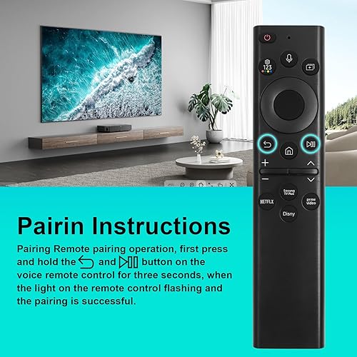 Vista 15 de RMF-TX520U Reemplazo remoto por voz para Sony Bravia TV Control remoto con función de búsqueda por voz, compatible con Sony 2019 a 2023 XR/XBR/KD