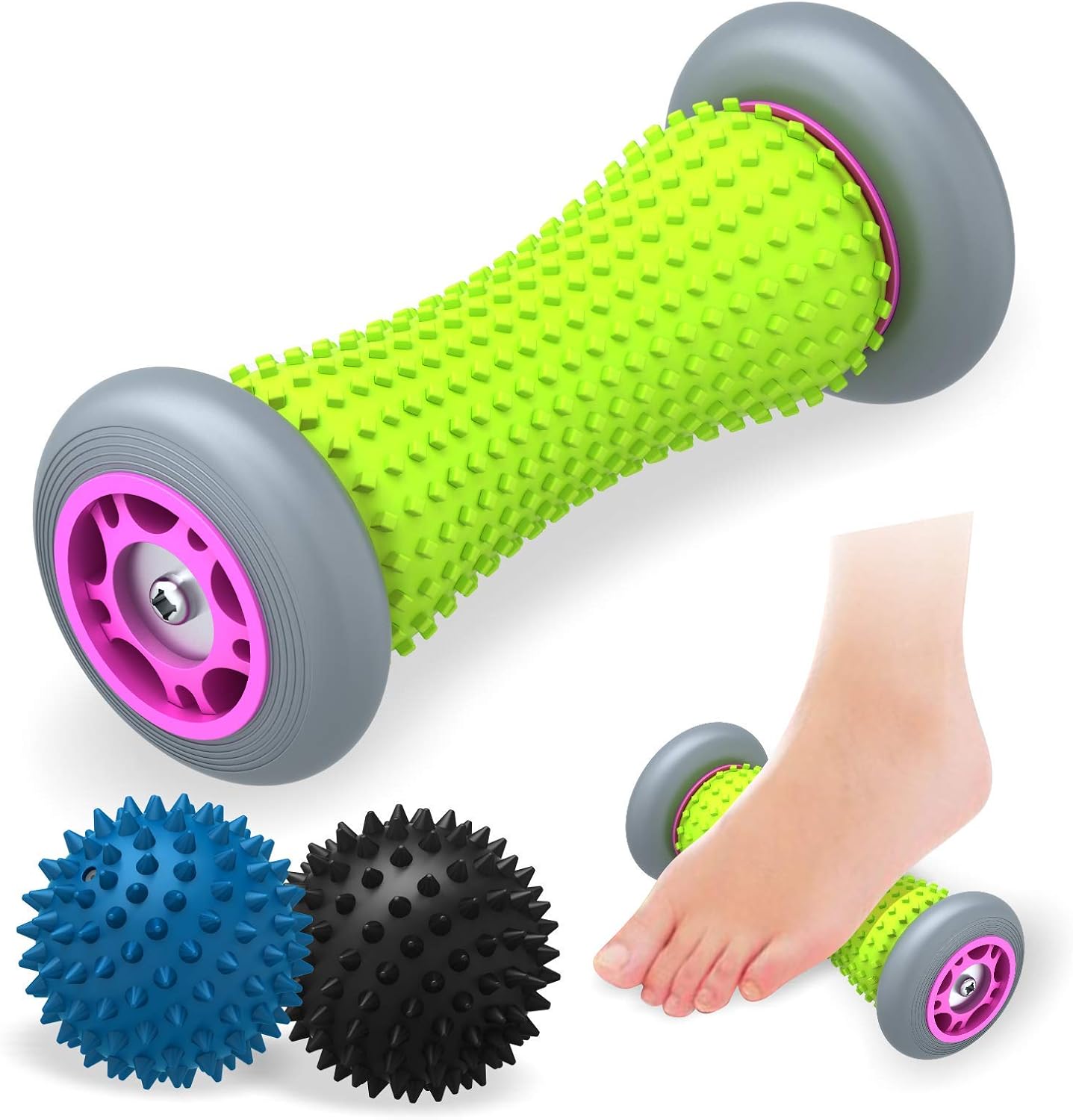 Foot Roller Massage Ball, zPour Plantar Fasciitis Massage Rollers for