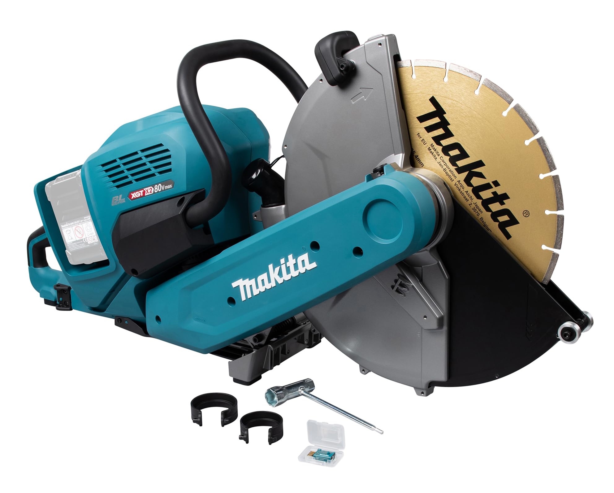Makita CE002GZ01 Twin 40V Max (80V) Li-ion XGT Brushless 355mm Power Cutter - Batterie e caricabatterie non inclusi